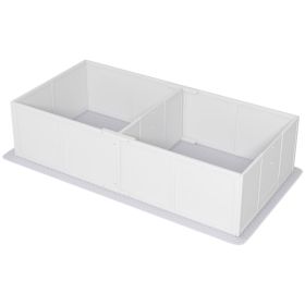 PawHut Whelping Box for Puppies and Dogs w/ Waterproof Pee Pad & Adjustable Door for Medium, Small Dogs, 77" x 38" x 19"